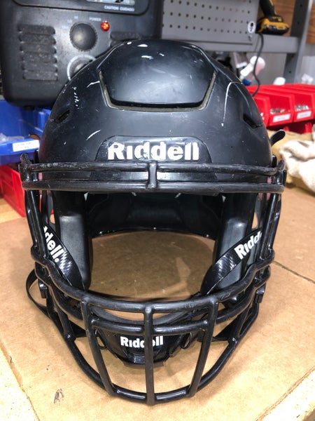 USED RIDDELL FLEX ADULT HELMET - SMALL - FLAT BLACK