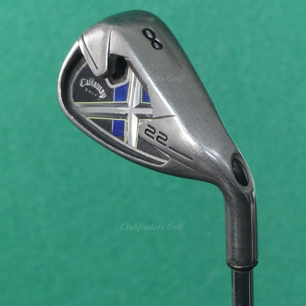 Callaway X-22 Single 8 Iron Factory True Temper Steel Uniflex