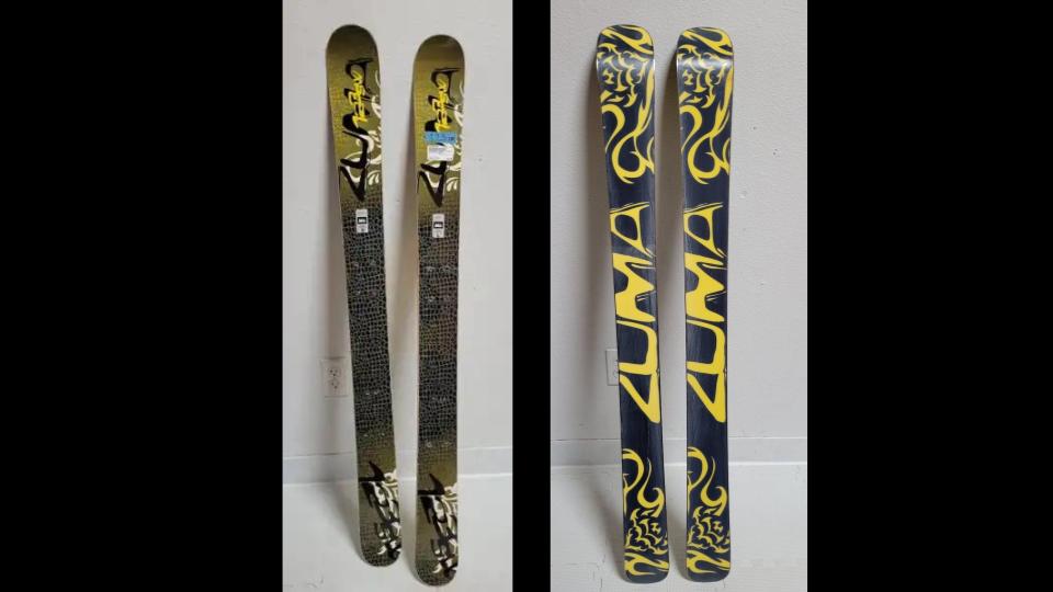 Used Zuma Ski Blades 123 Cm Boys' Downhill Skis