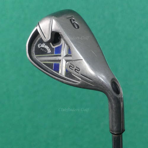 Callaway X-22 Single 9 Iron Factory True Temper Steel Uniflex