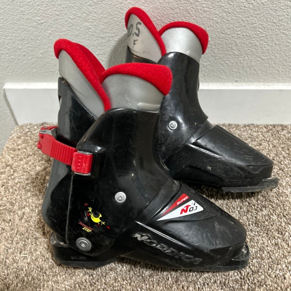 Nordica Super 0.1 Kids Ski Boots Mondo 20.5 - Kids Size 1 - 242mm