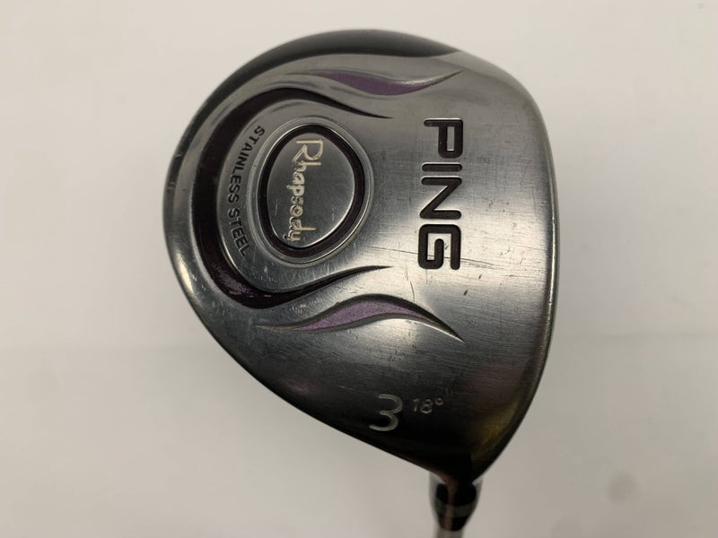 Ping Rhapsody 3 Fairway Wood 18* ULT 129 Ultra Light Ladies Graphite Womens RH