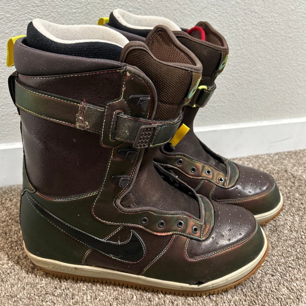 Nike Zoom Force 1 ZF1 Snowboard Boots Metallic Iridescent 334841-002 Men’s 13