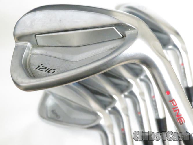 PING i210 Irons Red Dot KBS Tour 110 Regular Flex 4-P +1/4" TALL