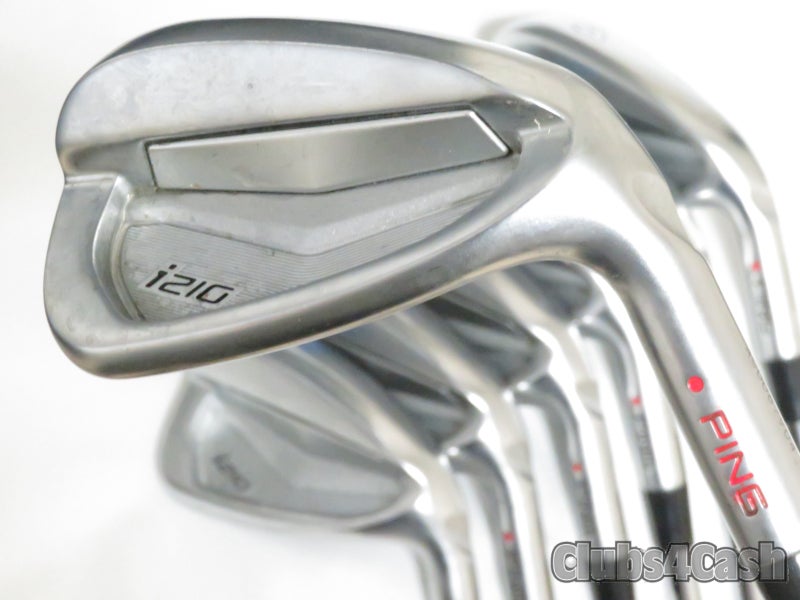 PING i210 Irons Red Dot KBS Tour 110 Regular Flex 4-P +1/4" TALL