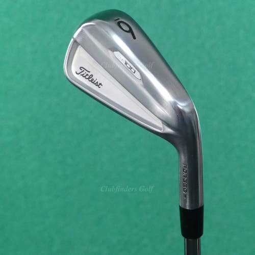 Titleist 2021 T100 Forged Single 6 Iron True Temper Dynamic Gold Steel Stiff
