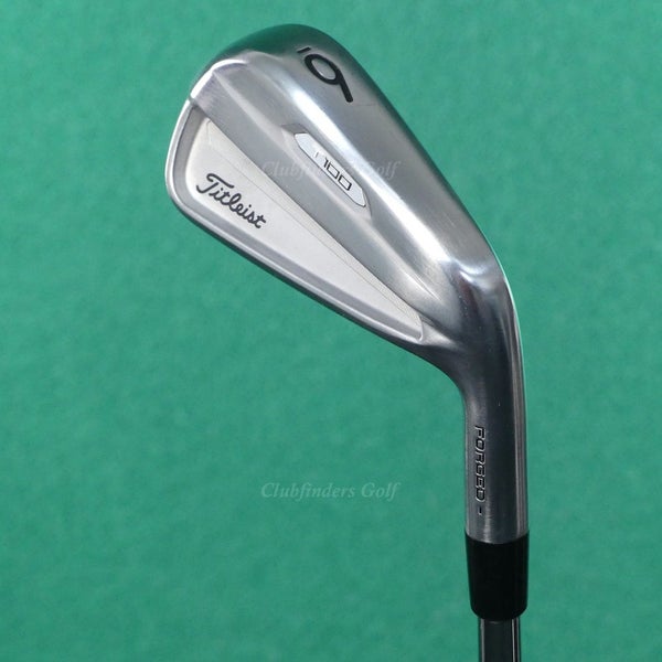 Titleist 2021 T100 Forged Single 6 Iron True Temper Dynamic Gold Steel Stiff