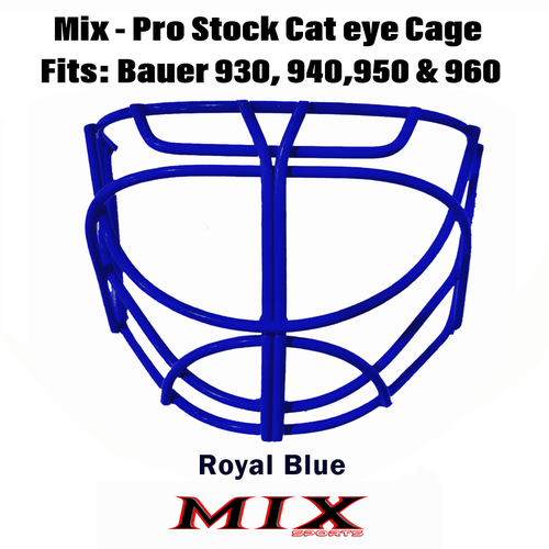 Mix Sports - MX10 Cat Eye (fits Bauer 930, 940, 950, 960) - (Includes clips and screws) - Royal Blue