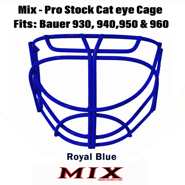 Mix Sports - MX10 Cat Eye (fits Bauer 930, 940, 950, 960) - (Includes clips and screws) - Royal Blue