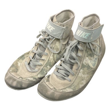 Used Nike Wrestling Shoes Grey Senior 9.5 11859-S000027176