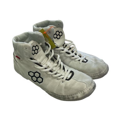 Used Rudis Wrestling Shoes White Senior 6.5 11859-S000027173