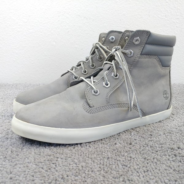 Timberland Dausette Sneaker Boots Womens Size 8.5 Shoes Gray Leather Lace Up