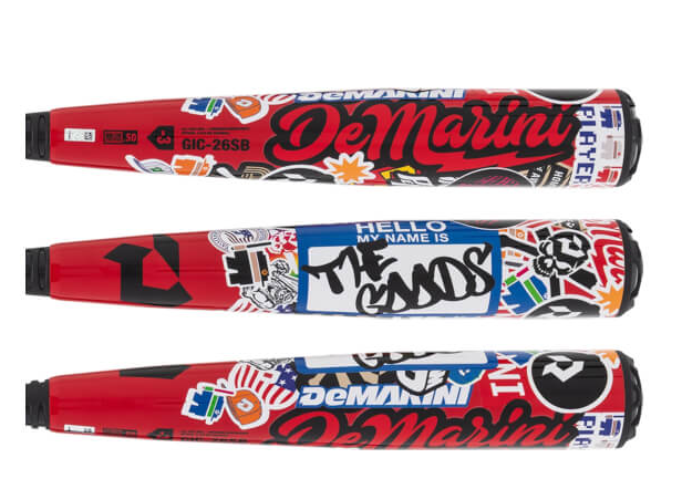 New 2026 DeMarini The Goods Sticker Bomb BBCOR Baseball Bat: WBD2653010 ...