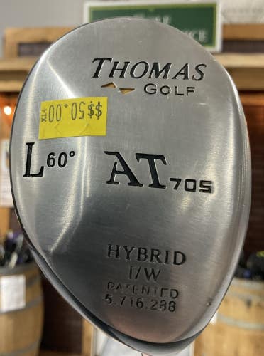 Thomas Golf AT705 60 Hybrid Lob Wedge 36" Regular Flex Graphite Shaft RH USED