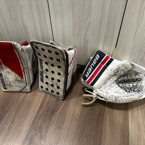 Glove and Blocker Bauer Mach Regular (Used) Vapor 90