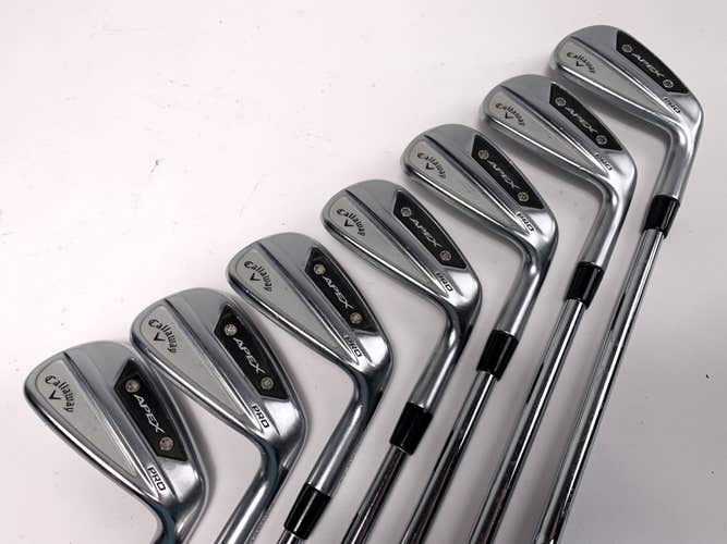 Callaway Apex Pro 24 Iron Set 5-PW+AW KBS Tour V 110g Stiff Steel Mens RH