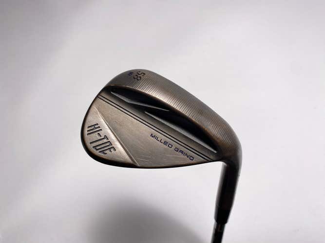 TaylorMade Milled Grind Hi-Toe 3 Copper Lob Wedge LW 58* 10 KBS Hi-Rev 2.0 RH