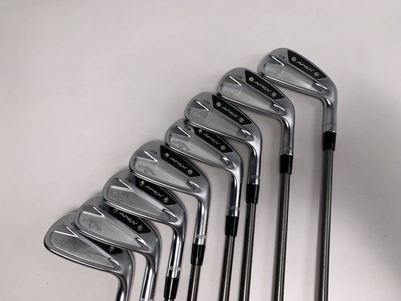 Callaway Apex CB 24 Iron Set 4-10+11 AeroTech SteelFiber i110cw 110g Stiff RH