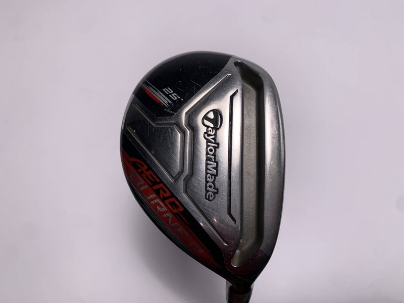 TaylorMade Aeroburner Black 5 Hybrid 25* REAX 60g Senior Graphite Mens RH
