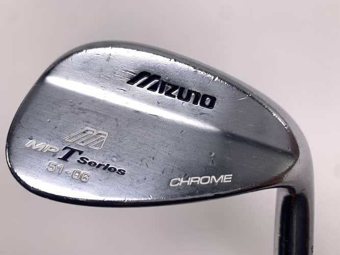 Mizuno MP T Series Chrome 2008 Wedge 51*6 Bounce Dynamic Gold Wedge Steel RH
