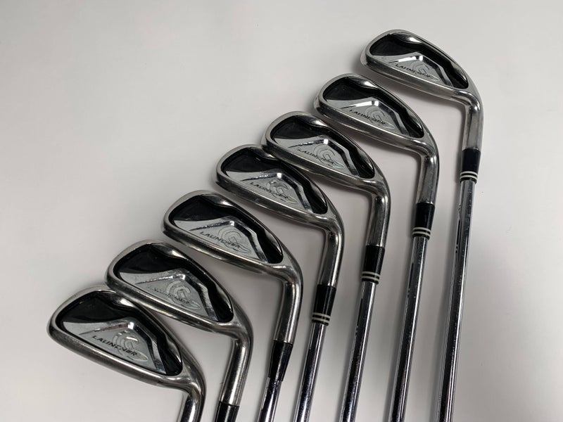 Cleveland Launcher 2009 Iron Set 6-PW+DW+SW Launcher Regular Steel Mens RH