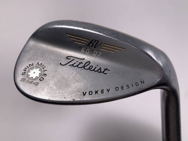 Titleist Vokey Spin Milled SM4 Chrome Lob Wedge LW 60* 7 Bounce Wedge RH