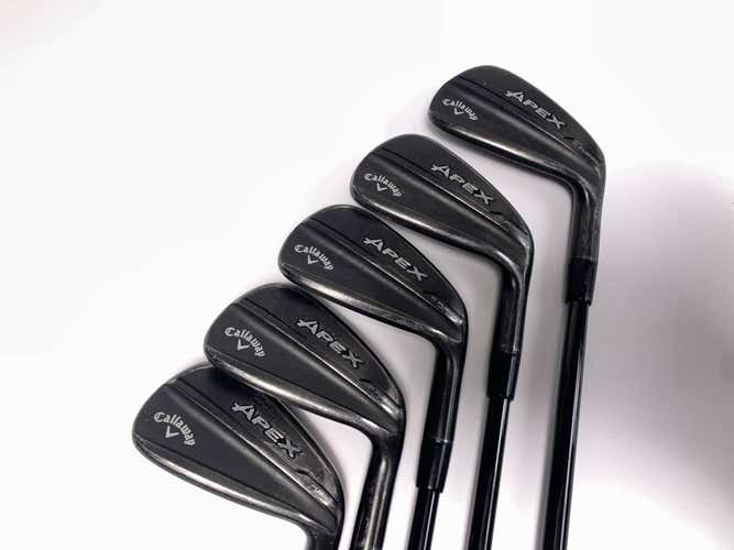 Callaway Apex TI Fusion Iron Set 6-PW KBS $-Taper 120 Stiff Steel Mens RH