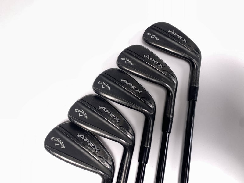 Callaway Apex TI Fusion Iron Set 6-PW KBS $-Taper 120 Stiff Steel Mens RH