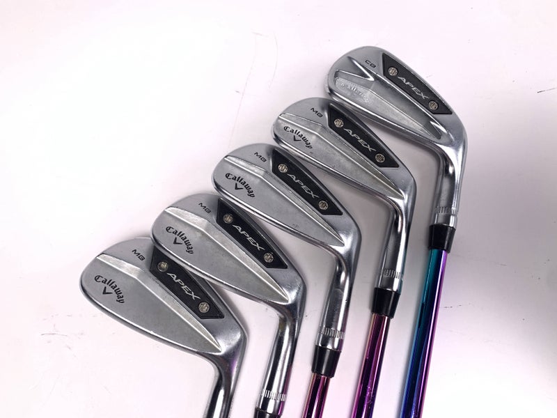 Callaway Apex MB 24/Apex CB 24 Combo Iron Set 6-PW Rainbow Stiff Steel Mens RH