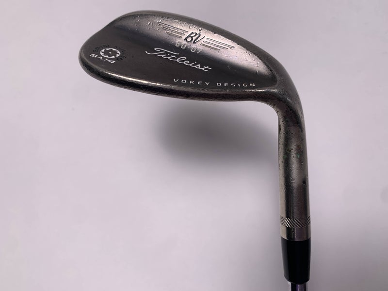 Titleist Vokey Spin Milled SM4 Chrome Lob Wedge LW 60* 7 Wedge Steel Mens RH