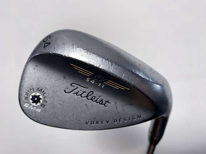 Titleist Vokey Spin Milled SM4 Chrome Sand Wedge SW 54* 11 Wedge Steel Mens RH