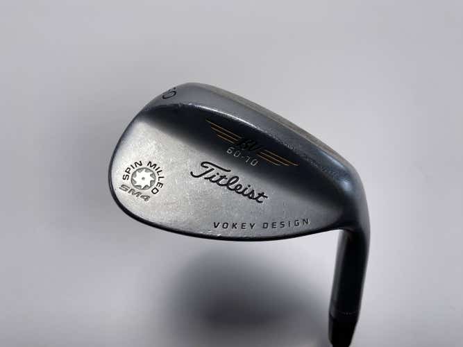 Titleist Vokey Spin Milled SM4 Chrome Lob Wedge LW 60* 10 Wedge Steel Mens RH