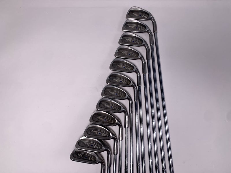 Ping Eye 2 Iron Set 1-PW+SW+LW Blue Dot 1* Up Karsten ZZ-Lite Stiff RH