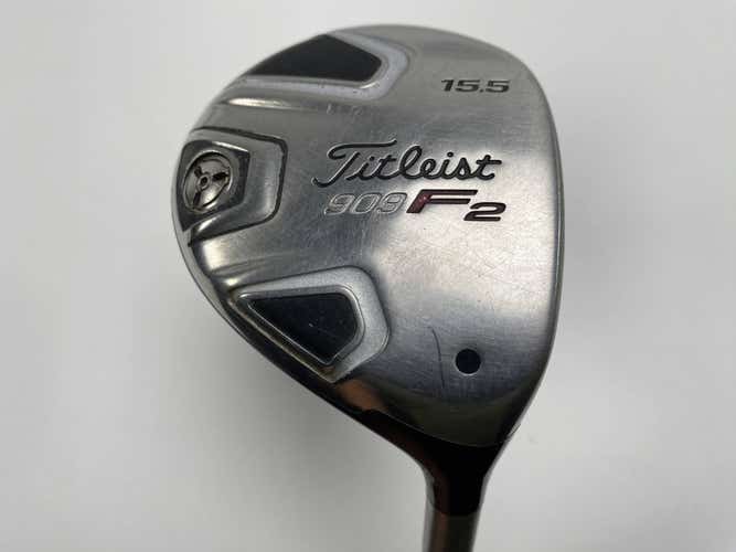 Titleist 909 F2 3 Fairway Wood 15.5* Aldila VooDoo Stiff RH Midsize Grip