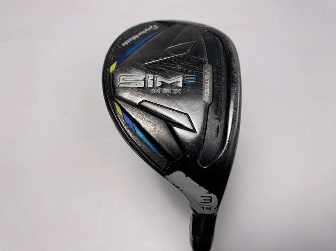 TaylorMade SIM2 MAX Rescue 3 Hybrid 19* Fujikura Ventus Blue 7S Stiff RH
