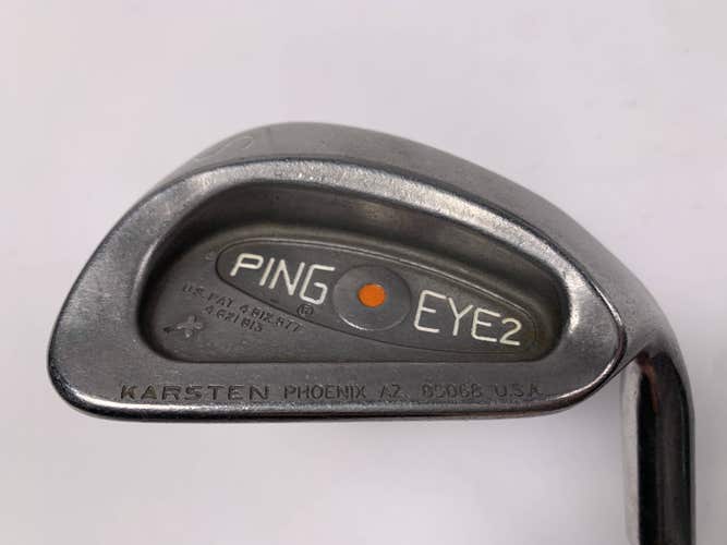 Ping Eye 2 + Sand Wedge SW Orange Dot 2* Flat Karsten K Shaft Wedge Mens RH