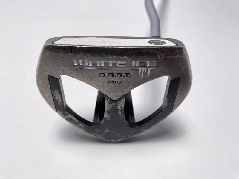 Odyssey White Ice D.A.R.T Mid Putter 37.5" Mens RH - NEW LONG GRIP