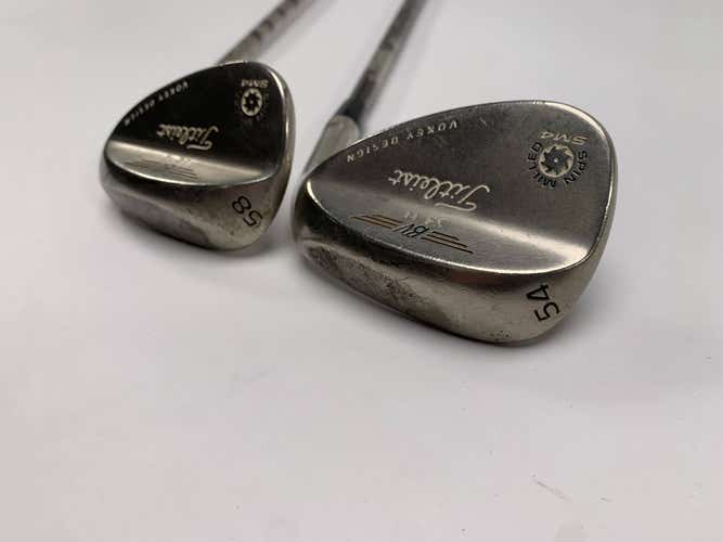 Titleist Vokey Spin Milled SM4 Chrome Wedge Set 54* 11 | 58* 12 KBS Mens RH