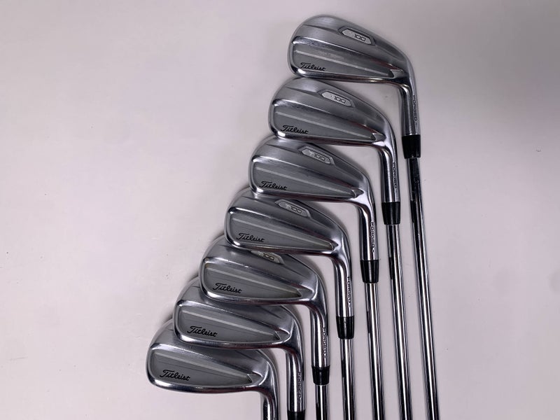 Titleist T100 2021 Iron Set 4-PW True Temper AMT S300 Black Stiff RH +1''