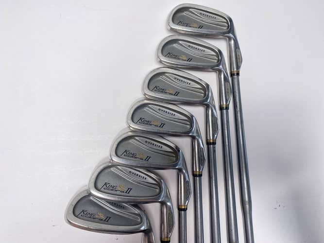 Cobra King Cobra 2 Oversize Iron Set 3-8+SW IQ System Regular Graphite Mens RH