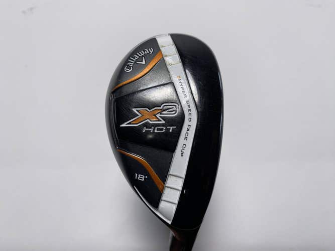 Callaway X2 Hot Pro 2 Hybrid 18* Aldila Tour ATX 3.3 75g Stiff Graphite Mens RH
