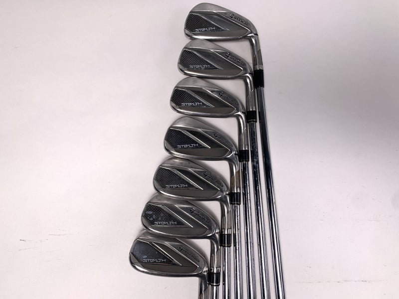 TaylorMade Stealth Iron Set 5-PW+GW Project X Rifle Precision 5.5 Mens RH