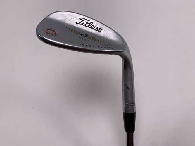 Titleist Vokey Spin Milled Chrome 2009 Sand Wedge SW 56* 8 Wedge Steel Mens RH