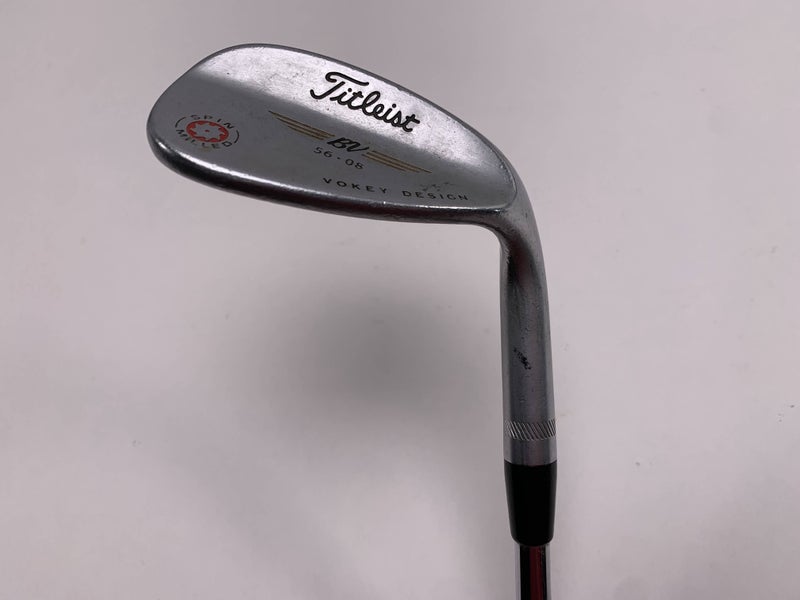 Titleist Vokey Spin Milled Chrome 2009 Sand Wedge SW 56* 8 Wedge Steel Mens RH