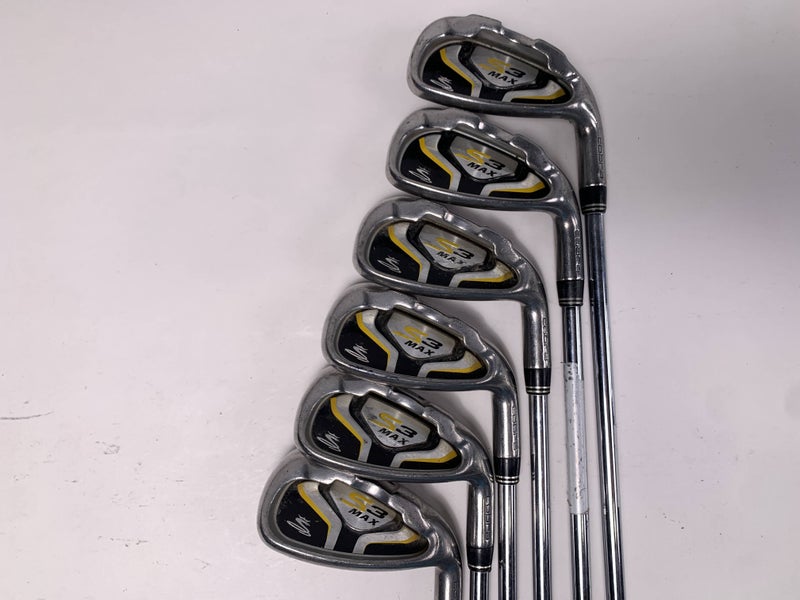 Cobra S3 Max Iron Set 5-PW S3 Max Regular Steel Mens RH Oversize Grips