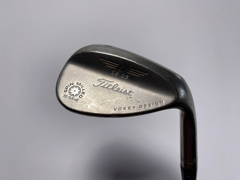Titleist Vokey Spin Milled SM4 Chrome Lob Wedge LW 58* 9 Bounce DG S300 Stiff RH