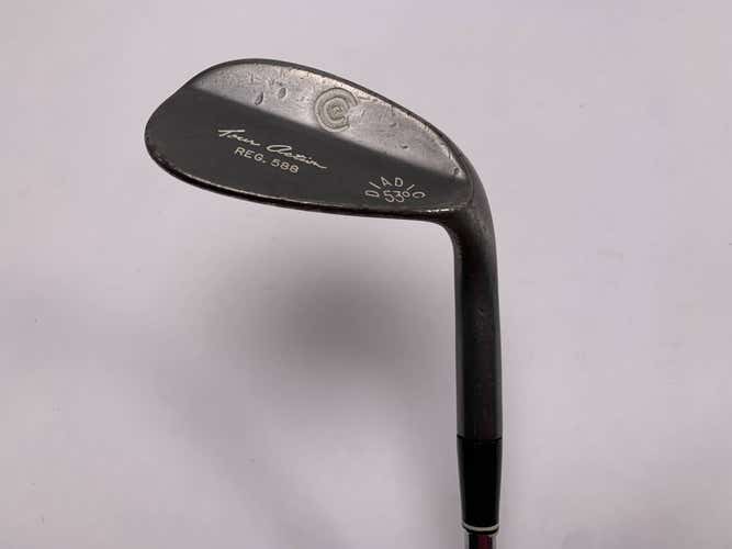 Cleveland 588 Black Melonite Sand Wedge SW 53* DG Wedge Steel Mens RH