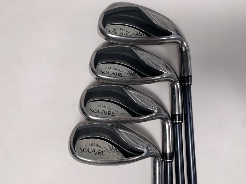 Callaway Solaire Iron Set 8-PW+GW 50g Ladies Graphite Womens RH Undersize Grips