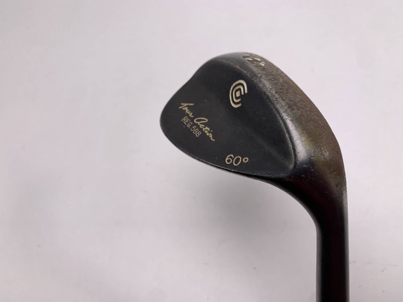 Cleveland 588 Black Melonite Raw Lob Wedge LW 60* DG Wedge Steel Mens RH