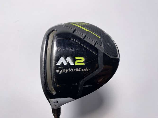 TaylorMade M2 2019 3 Fairway Wood 15* M2 REAX 65g Stiff Graphite Mens LH